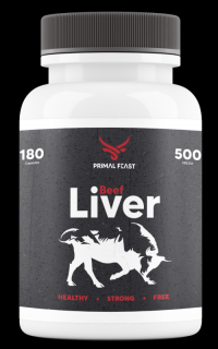 BIO hovězí játra sušená mrazem Primal Feast
