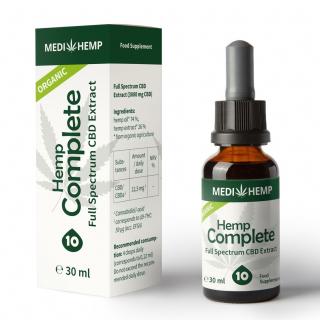 Organic Hemp Complete 10% CBD, různé varianty varianta produktu: 30 ml