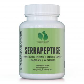 Serrapeptáza 250 000 SPU, 4+1 balení zdarma