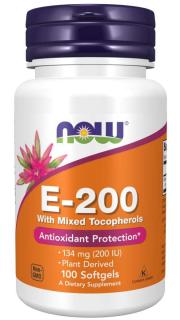 Vitamin E + mix tokoferolů Varianta: 200 IU