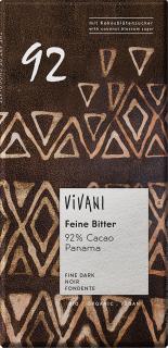 Vivani, vysokoprocentní čokolády, různé druhy Varianta čokolády: 92%