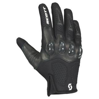 SCOTT glove ASSAULT black 2023 černé rukavice na motorku Velikost: L