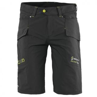 SCOTT shorts Factory Team black/lime green - XXL