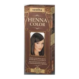 HENNA COLOR barva na vlasy č.113 LIGHT BROWN (VENITA barva)