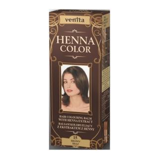 HENNA COLOR barva na vlasy č.15 BROWN (VENITA barva)