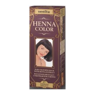 HENNA COLOR barva na vlasy č.17 AUBERGINE  (VENITA barva)