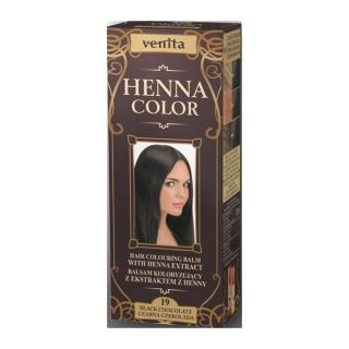HENNA COLOR barva na vlasy č.19 BLACK CHOCOLATE (VENITA barva)