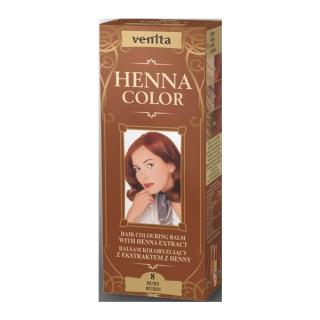 HENNA COLOR barva na vlasy č.8 RUBY (VENITA barva)