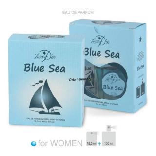 LUXEDOR  100ml+18,5ml Dámský parfém BLUE SEA (Vyrobeno v České Republice)
