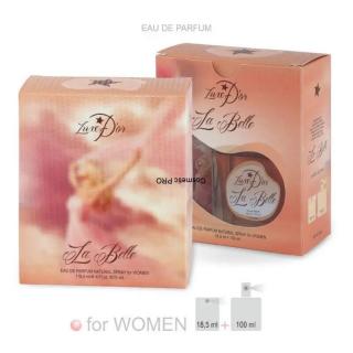LUXEDOR 100ml+18,5ml Dámský parfém LA BELLE (Vyrobeno v České Republice)