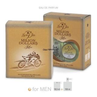 LUXEDOR 100ml+18,5ml Pánský parfém MILION DOLAR (Vyrobeno v České Republice )