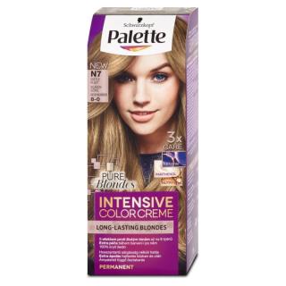 PALETTE Color Creme N7 světle plavý (Barva na vlasy 50ml)