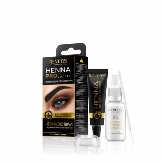 REVERS HENNA ČERNÁ barva na obočí (15ml+15ml)