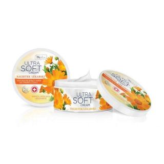 ULTRA SOFT Krém 200ml HEŘMÁNEK+100ml VEGAN krém ZDARMA