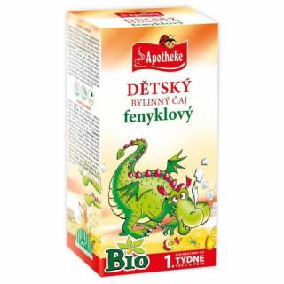 Apotheke BIO Čaj detský Feniklový 20x1, 5g