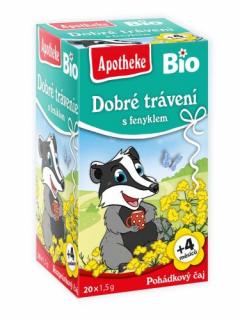 Apotheke BIO čaj detský na dobré trávenie s feniklom 20x1,5g
