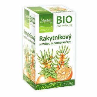 Apotheke BIO Čaj Rakytníkový s mätou a pomarančom 20x1,8g