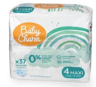 Baby Charm Super Dry Flex veľ. 4 Maxi, 7 – 14 kg, 37 ks