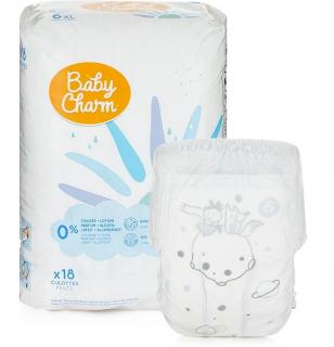Baby Charm Super Dry PANT veľ. 6 XL 15+, 18 ks