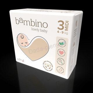 Bambino Lovely Baby 3 , 4-9kg - 28ks
