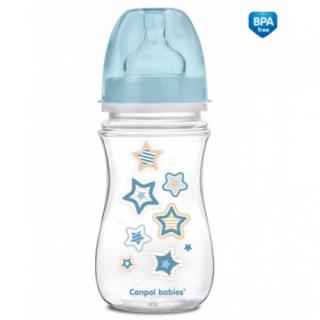 Canpol babies Fľaša so širokým hrdlom NEWBORN BABY 240ml