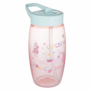 Canpol babies Fľaša športová so sklápacím náustkom Unicorns 400ml