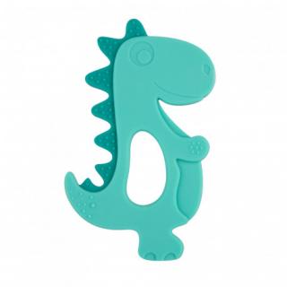 Canpol babies Silikónové hryzátko DINOSAURUS Farba: Zelená