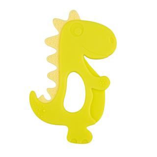 Canpol babies Silikónové hryzátko DINOSAURUS Farba: Žlutá