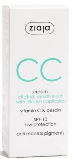 CC krém podráždená, citlivá pleť s rozšírenými žilkami SPF10 50ml
