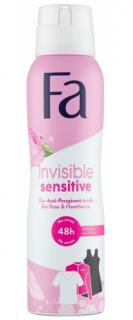 Fa dezodorant sprej Invisible Sensitive, 150 ml
