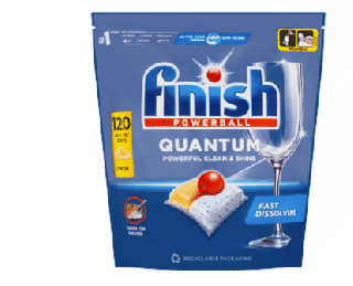 Finish Quantum All in 1 Lemon Sparkle, 120 ks