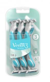 Gillette Venus dámske jednorazové holítka Sensitive, 6 ks