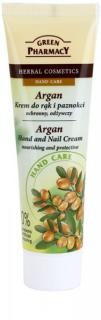 Green Pharmacy Hand Care Argan výživný a ochranný krém na ruky a nechty 100 ml