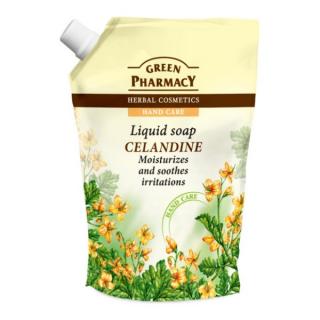 Green Pharmacy Hand Care Celandine tekuté mýdlo Měsíček lékařský 465 ml