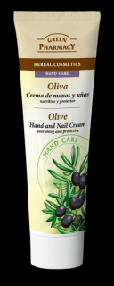 Green Pharmacy Hand Care Olive krém na ruce a nehty 100 ml
