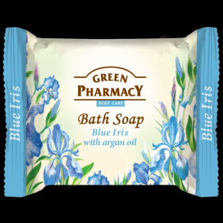 Green Pharmacy mýdlo Modrý Iris s arganovým olejem 100 g