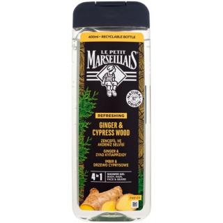LE PETIT MARSEILLAIS Sprchový gél 4v1 pre mužov Zázvor a Cyprus, 400ml