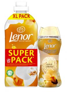 Lenor aviváž 1,2 l Enjoyment + vonné perličky 210 g Gold Orchid