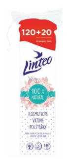 Linteo kozmetické odličovacie vankúšiky (120+20ks/sac)