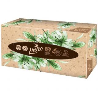 Linteo papierové vreckovky (100ks/kra) 2vrstvové