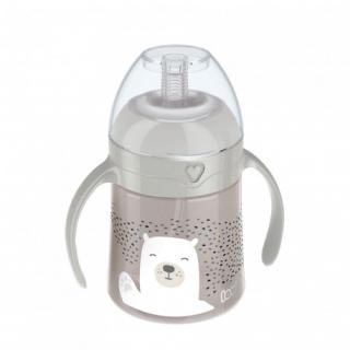 LOVI Prvý hrnček so slamkou a závažím BUDDY BEAR 150ml