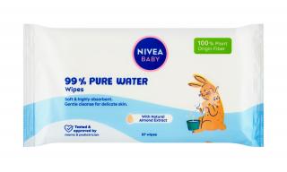 Nivea Baby 99% Pure Water Čistiace obrúsky 57 ks