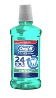 Oral-B Pro Expert Deep Clean ústna voda bez alkoholu 500 ml