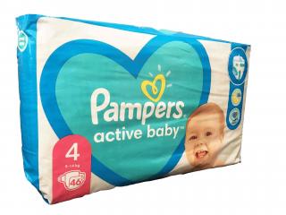 Pampers Active baby 4 Maxi (9-14 kg) 46ks