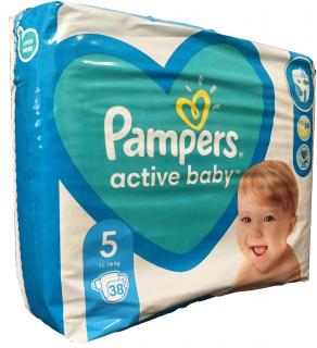 Pampers Active baby 5 Junior (11-16 kg) 38ks
