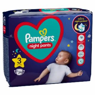 Pampers Night Pants 3, (6 - 11kg) 29 ks