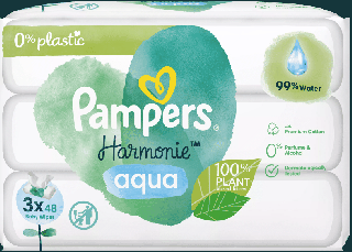 Pampers obrúsky Aqua Harmónia 3x48ks