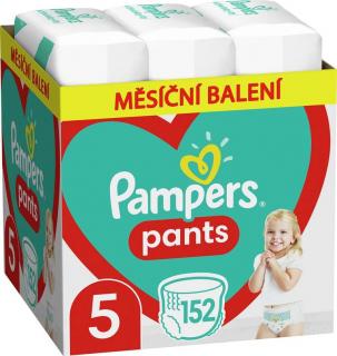 Pampers Pants 5 Junior (12-17 kg) 152 ks - měsíční balení