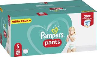 Pampers Pants vel. 5 (96 ks), 12-17 kg, Junior- Mega Box