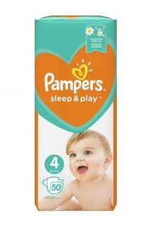 Pampers plenky Sleep & Play 4 Maxi (9-14 kg) 50 ks